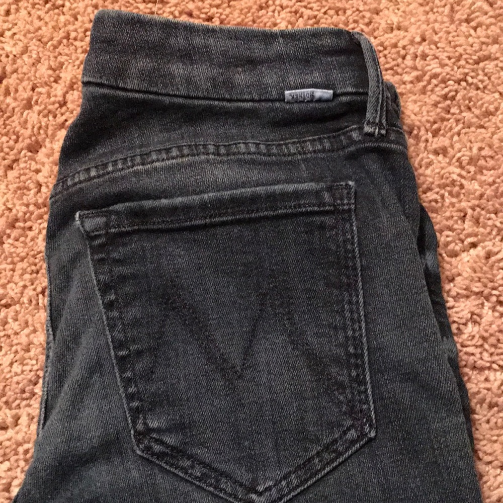 Mother Looker Ankle Fray Jeans